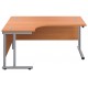 Olton Twin Cantilever Corner Office Desk